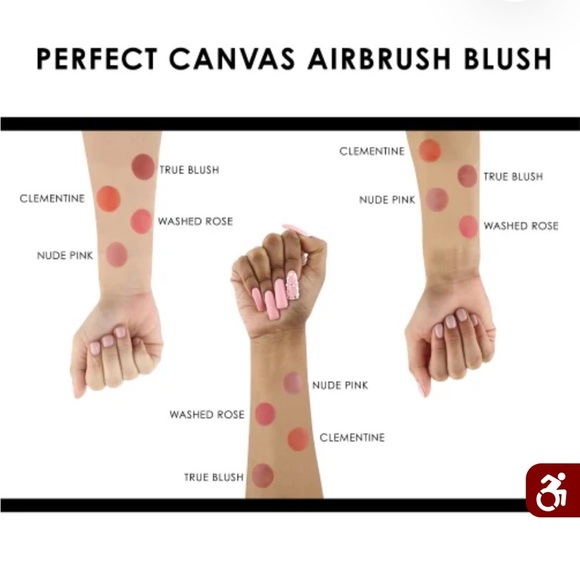 💎NEW IN BOX💎Temptu Airbrush Perfect Canvas Blush & Highlighter Starter Set - Picture 3 of 11